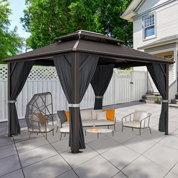 BESUNYST Aluminium Patio Gazebo Wayfair